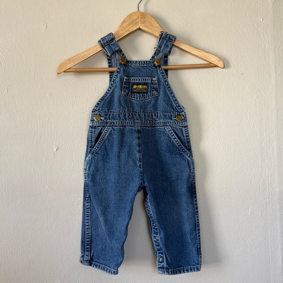 OshKosh B'gosh Other - Vintage Osh Kosh B’Gosh 24 month Blue Denim Overalls